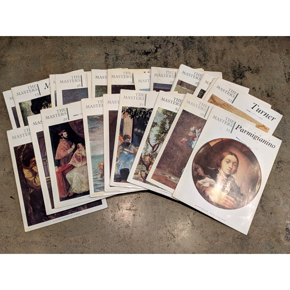 VTG The Masters Lot of 23 Knowledge Publications Art Booklets Prints Gallery - Picture 1 of 8